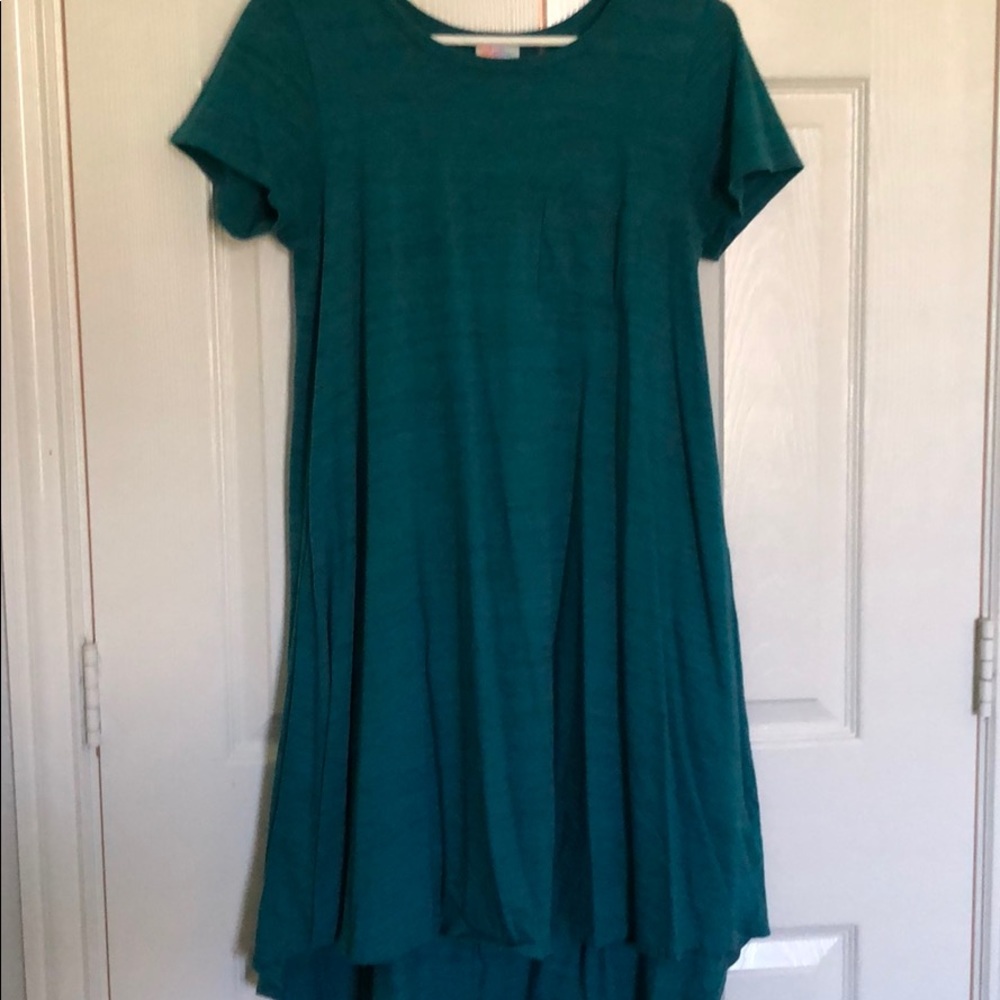 Teal lularoe dress